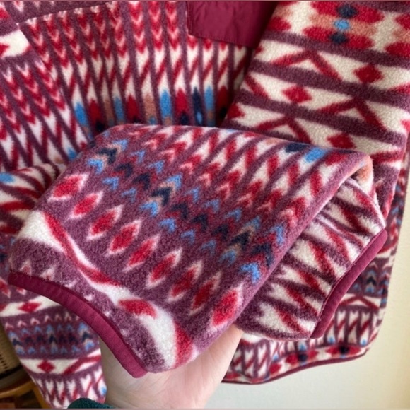 Patagonia Women's Synchilla Snap-T Fleece Pullover Kuta Klash Dark Curre… - Picture 4 of 6